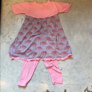 Little girl Kickee Set